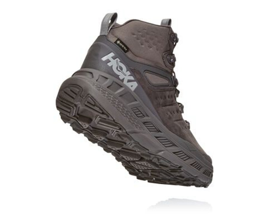 Hoka One One Wandelschoenen Heren - Stinson Mid Gore-Tex - Bruin - NA2471598